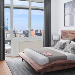 Welcome Home nice highrise view from bedroom