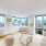 a living room with a large window