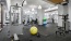 a gym with exercise equipment