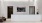 a room with art on the wall