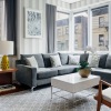 beautiful living area with great views