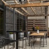 nice patio with elevated view